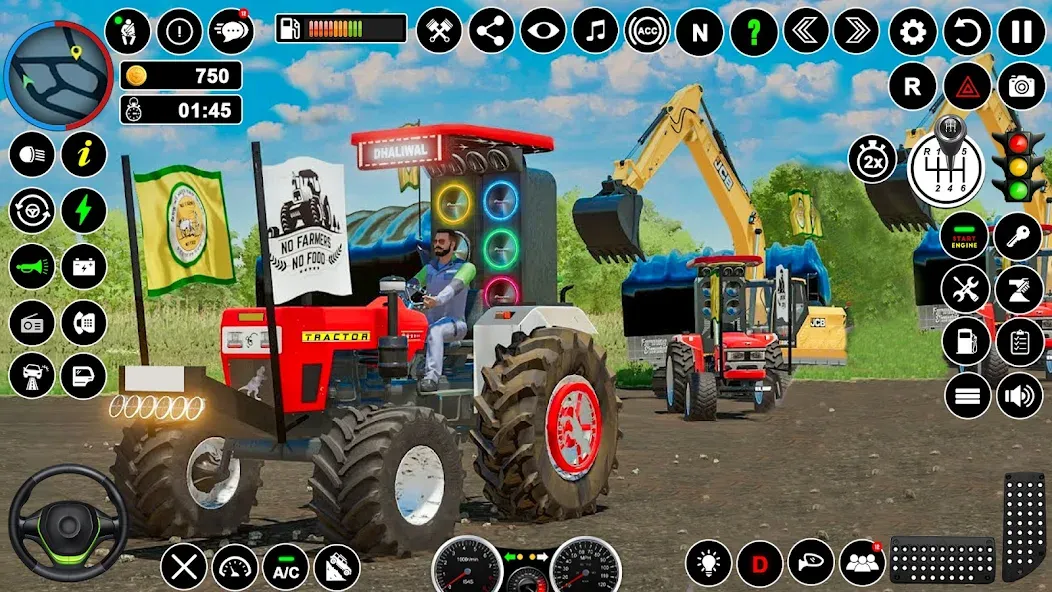 Tractor Driving - Tractor Game  [МОД Все открыто] Screenshot 3