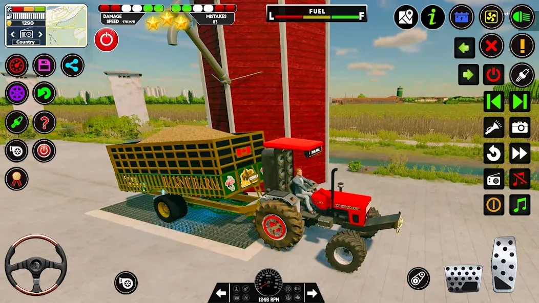 Tractor Driving - Tractor Game  [МОД Все открыто] Screenshot 4