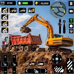 Скачать взлом Snow Offroad Construction Game [МОД Бесконечные деньги] на Андроид