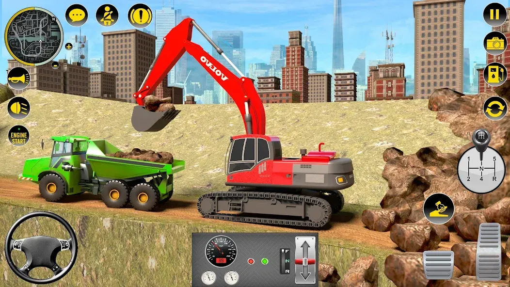 Builder City Construction Game (ткман Городское Строительство)  [МОД Бесконечные деньги] Screenshot 4