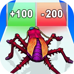 Скачать взлом Insect Run - Spider Evolution (Инсект Эволюшн Ран)  [МОД Бесконечные монеты] на Андроид