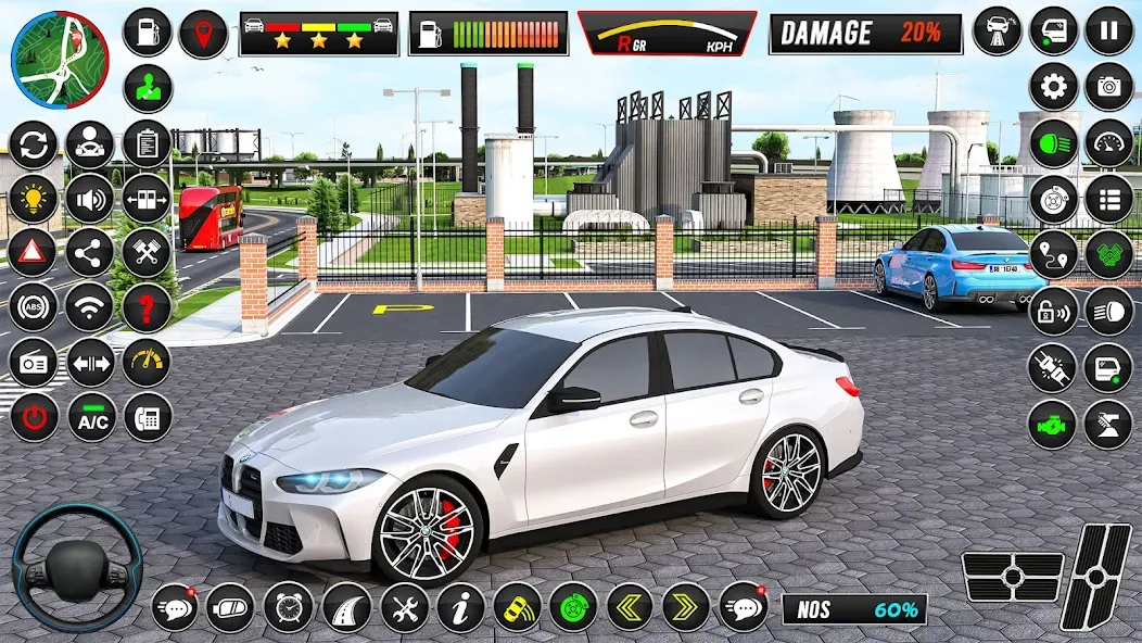 Driving School - Car Games 3D  [МОД Бесконечные монеты] Screenshot 3