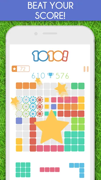 1010! Block Puzzle Game  [МОД Много монет] Screenshot 2