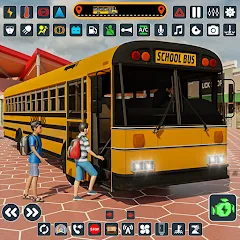 Скачать взлом School Bus 3D: City Bus Games (Школьный автобус симулятор игры на автобусе) [МОД Unlocked] на Андроид