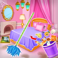 Скачать взлом Princess house cleaning advent [МОД Бесконечные монеты] на Андроид