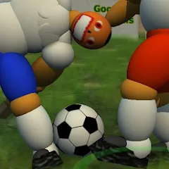 Скачать взлом Goofball Goals Soccer Game 3D (Гуфбол Голз Соккер Гейм 3Д)  [МОД Menu] на Андроид