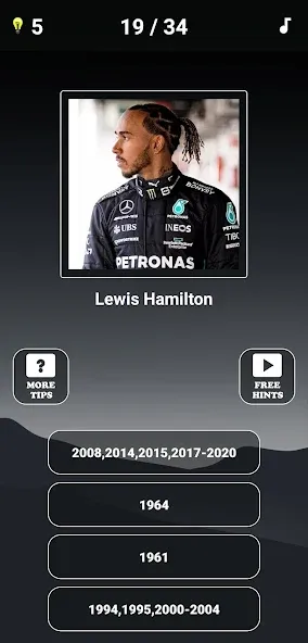 Formula 1:Guess F1 Driver Quiz  [МОД Бесконечные деньги] Screenshot 4