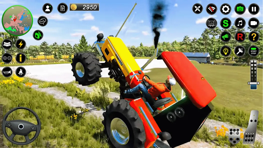 Real Farmer Tractor Drive Game (Фармер Трактор 3Д Фермерские Игры)  [МОД Много денег] Screenshot 1