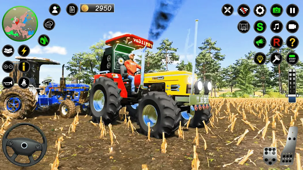 Real Farmer Tractor Drive Game (Фармер Трактор 3Д Фермерские Игры)  [МОД Много денег] Screenshot 5