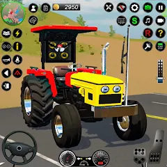 Скачать взлом Real Farmer Tractor Drive Game (Фармер Трактор 3Д Фермерские Игры) [МОД Много денег] на Андроид