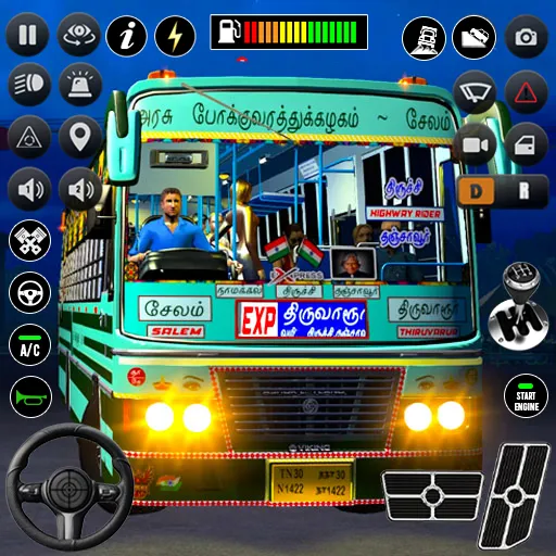 Real Passenger Bus Driving Sim  [МОД Unlimited Money] Screenshot 1