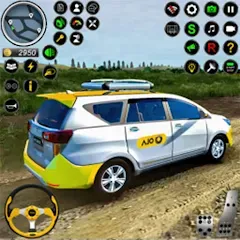 Скачать взлом City Taxi Games Taxi Simulator (Русские такси игры на автомобилях)  [МОД Много монет] на Андроид