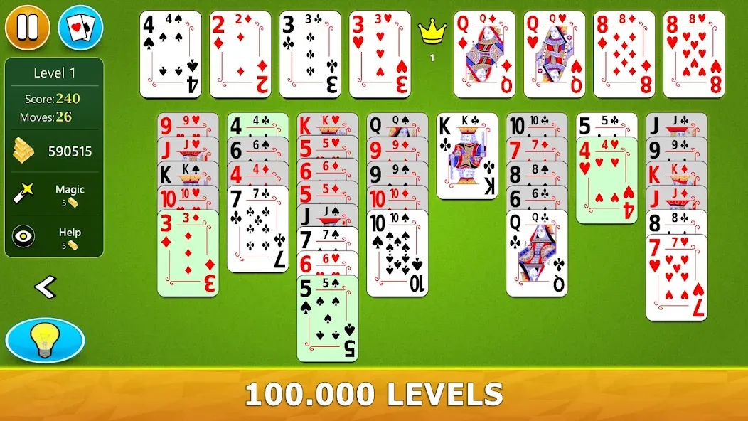 FreeCell Solitaire - Card Game  [МОД Menu] Screenshot 2