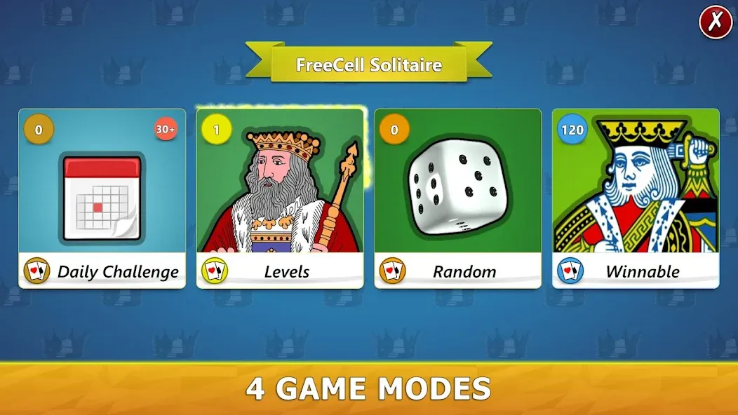 FreeCell Solitaire - Card Game  [МОД Menu] Screenshot 3