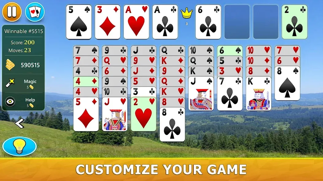 FreeCell Solitaire - Card Game  [МОД Menu] Screenshot 4