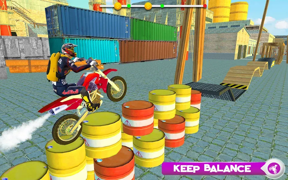 Motor Bike Stunt Racing Games (Мотор Байк Стант Гонки Игры)  [МОД Бесконечные монеты] Screenshot 4