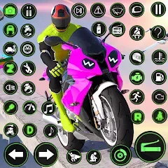 Скачать взлом Racing Bike Stunt Games Master (Гонки на мотоциклах Мастер игр в трюки)  [МОД Mega Pack] на Андроид