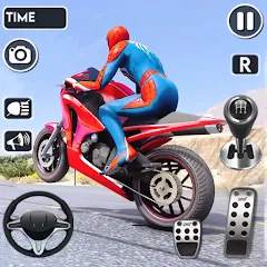 Скачать взлом Spider Bike Stunt 3D Mega Ramp [МОД Много денег] на Андроид