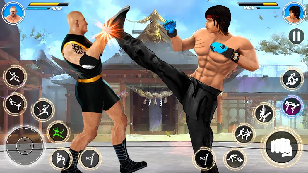 Kung Fu karate: Fighting Games  [МОД Много денег] Screenshot 3