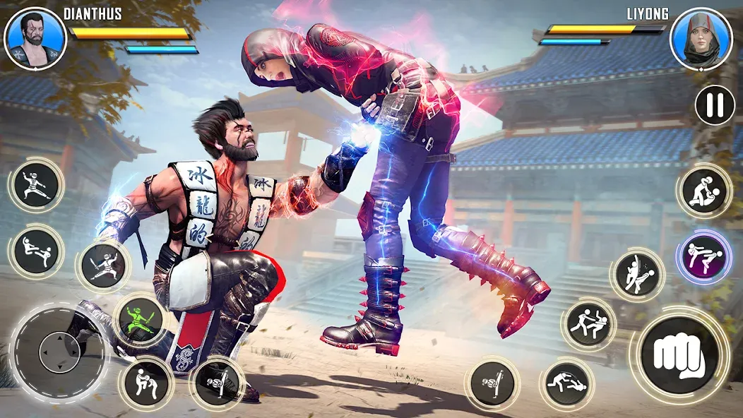 Kung Fu karate: Fighting Games  [МОД Много денег] Screenshot 5