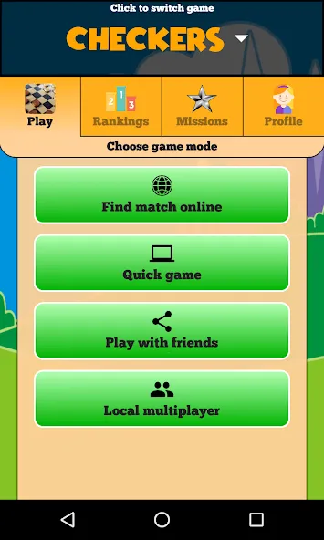 Checkers Online - Duel friends (Чеккерс Онлайн)  [МОД Меню] Screenshot 3