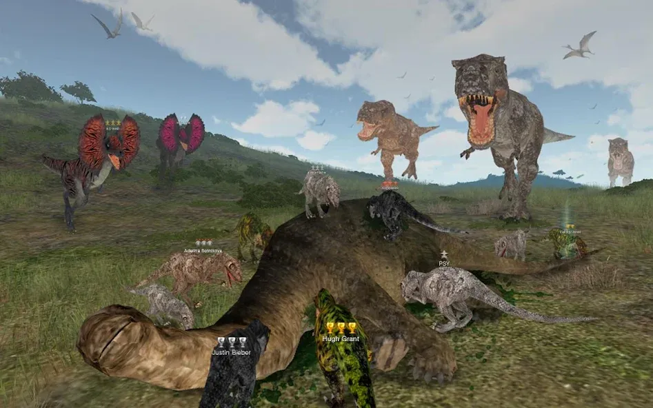 Dinos Online (Динос Онлайн)  [МОД Menu] Screenshot 2