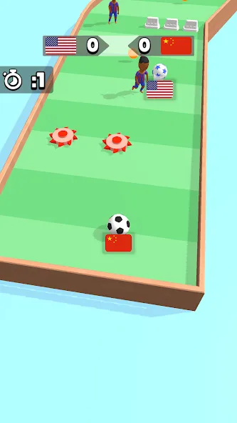 Soccer Dash (окер Даш)  [МОД Бесконечные деньги] Screenshot 2