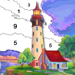 Скачать взлом Hey Color Paint by Number Art  [МОД Бесконечные монеты] на Андроид