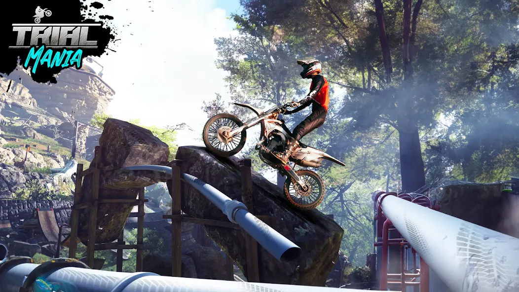 Trial Mania: Dirt Bike Games (Трайал Мания)  [МОД Menu] Screenshot 5