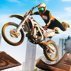 Скачать взлом Trial Mania: Dirt Bike Games (Трайал Мания)  [МОД Menu] на Андроид