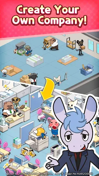 Aggretsuko : Match 3 Puzzle (Аггретсуко)  [МОД Меню] Screenshot 3