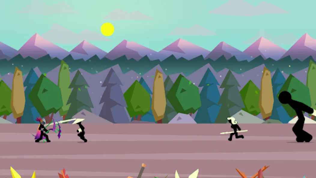 Stick Fight: Shadow Archer (Стк Файт)  [МОД Много монет] Screenshot 4