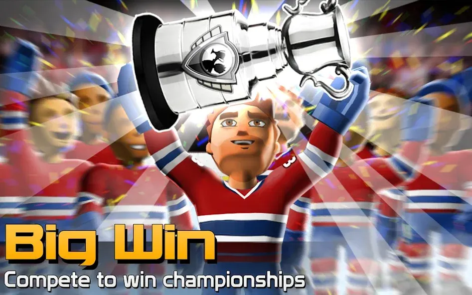 BIG WIN Hockey (БИГ ВИН Хоккей)  [МОД Menu] Screenshot 5