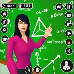 Скачать взлом High School Teacher Life Game [МОД Бесконечные монеты] на Андроид