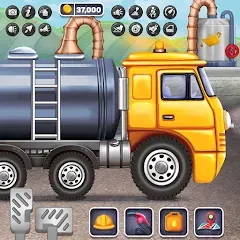 Скачать взлом Oil Tanker Truck Games [МОД Много монет] на Андроид