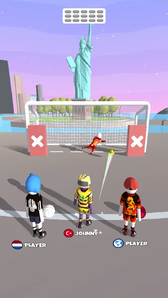 Goal Party - Soccer Freekick (Гоал Парти)  [МОД Menu] Screenshot 2