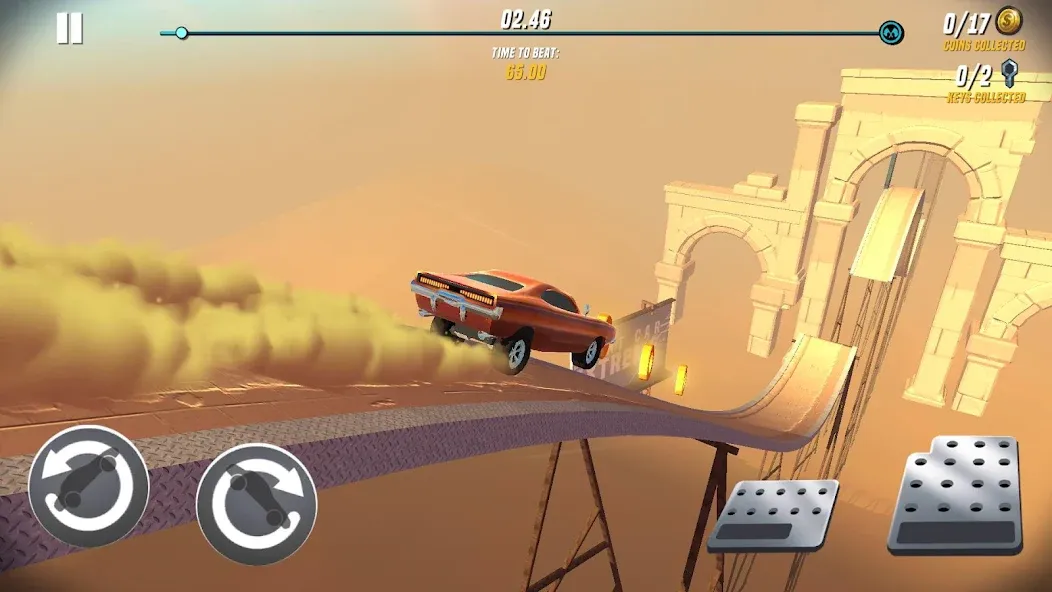 Stunt Car Extreme (Стант Кар Экстрим)  [МОД Много монет] Screenshot 3