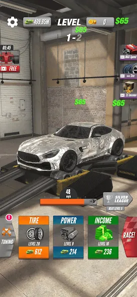 Dyno 2 Race - Car Tuning (Дино 2 Гонка)  [МОД Unlimited Money] Screenshot 3