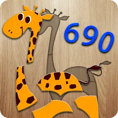 Скачать взлом 690 Puzzles for preschool kids [МОД Unlocked] на Андроид