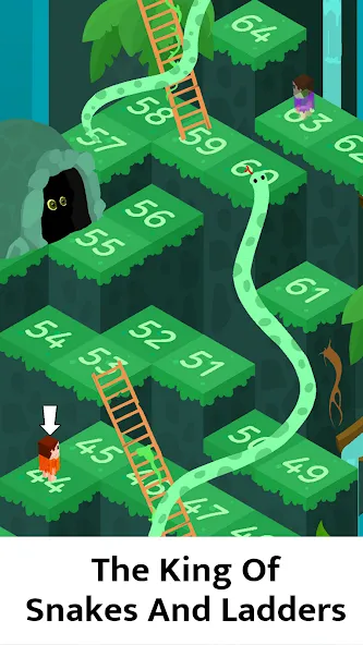 Snakes and Ladders Board Games  [МОД Много денег] Screenshot 1