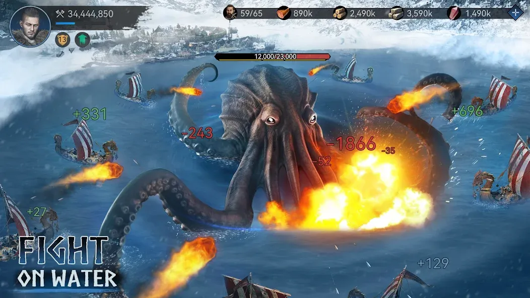 Viking Rise: Valhalla (Викинг Райз)  [МОД Бесконечные монеты] Screenshot 4