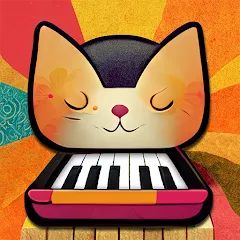 Скачать взлом Cat Piano Meow - Sounds & Game [МОД Mega Pack] на Андроид