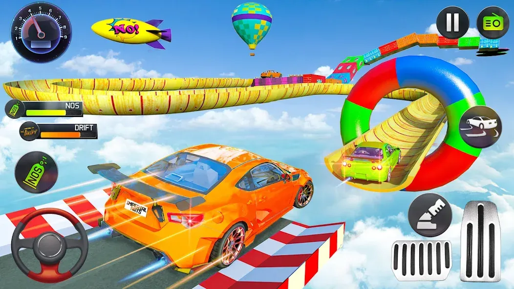 Mega Ramp Car Stunts Race Game  [МОД Unlimited Money] Screenshot 1