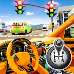 Скачать взлом Modern Car Driving School Game [МОД Бесконечные деньги] на Андроид