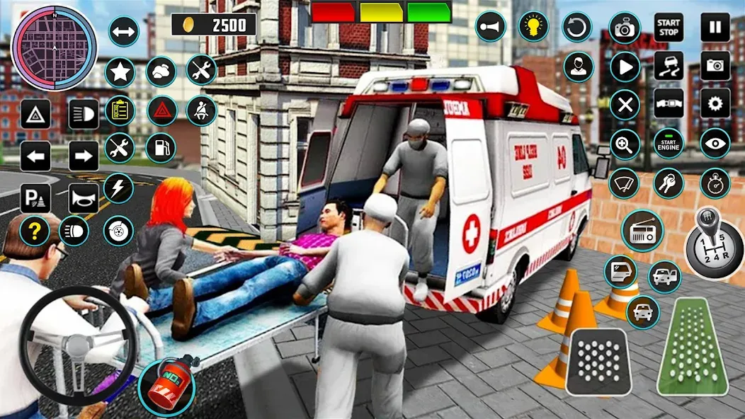 Heli Ambulance Simulator Game  [МОД Бесконечные монеты] Screenshot 5