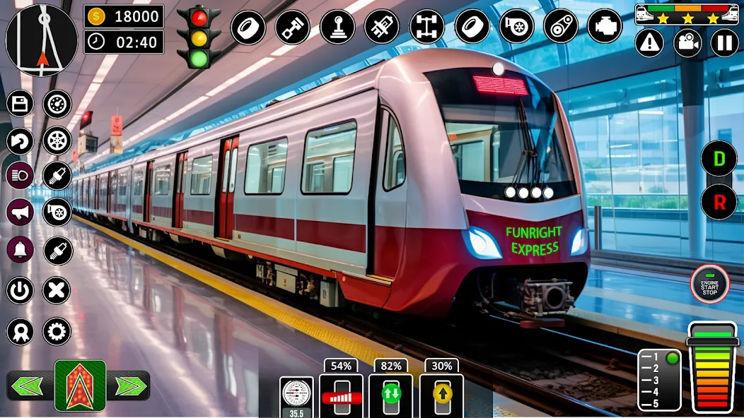 City Train Games Driver Sim 3D  [МОД Unlocked] Screenshot 1