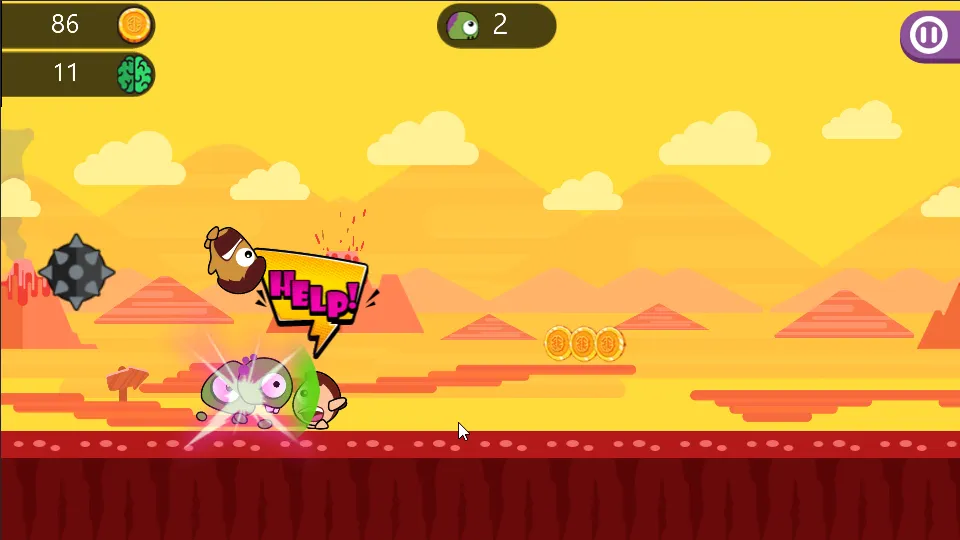 Monster Run: Jump Or Die  [МОД Много монет] Screenshot 2