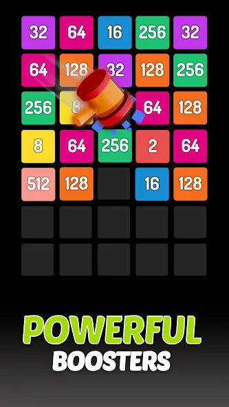 X2 Blocks - 2048 Number Game (Блоки)  [МОД Много монет] Screenshot 4