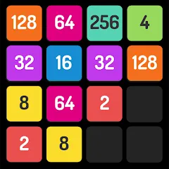 Скачать взлом X2 Blocks - 2048 Number Game (Блоки)  [МОД Много монет] на Андроид