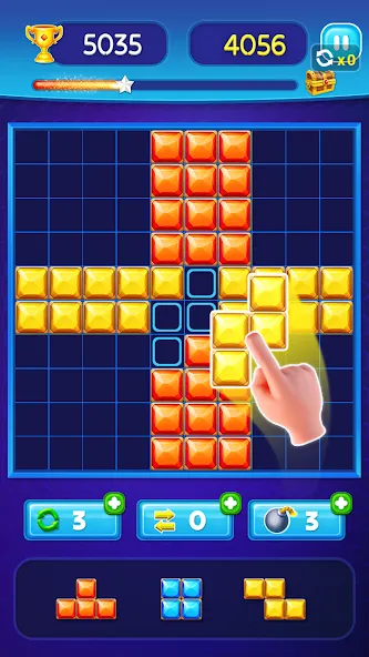 Block Puzzle - Gem Block (Блокпазл блокголоволомка)  [МОД Меню] Screenshot 5